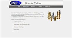 Desktop Screenshot of bourkevalves.com.au