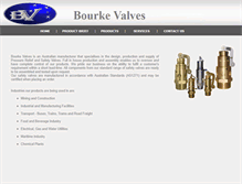 Tablet Screenshot of bourkevalves.com.au